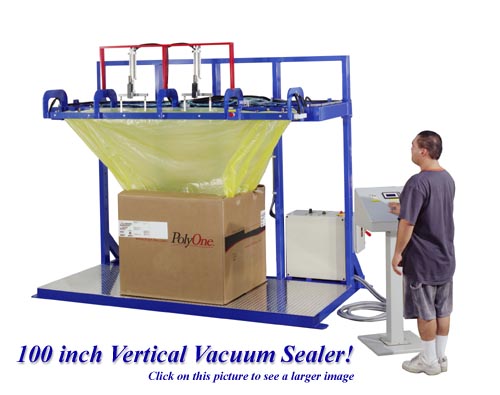 vertical vacuum sealer from Aline Heat Seal